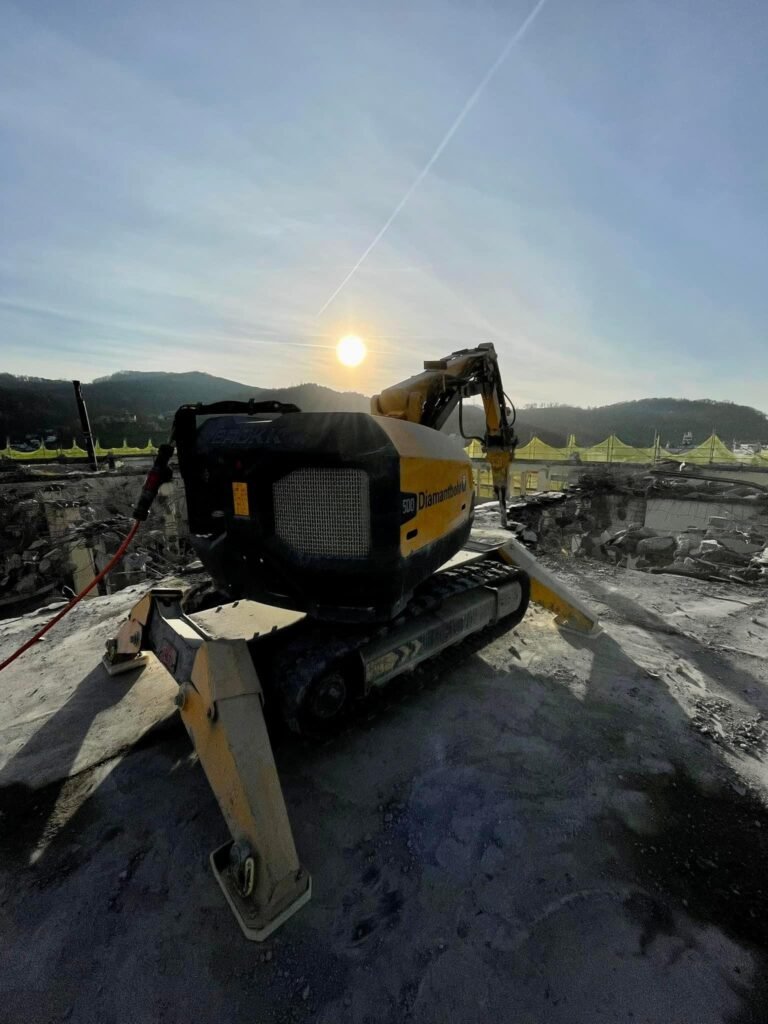 Robotic demolition contractors Yeovil - TOTAL Demolition